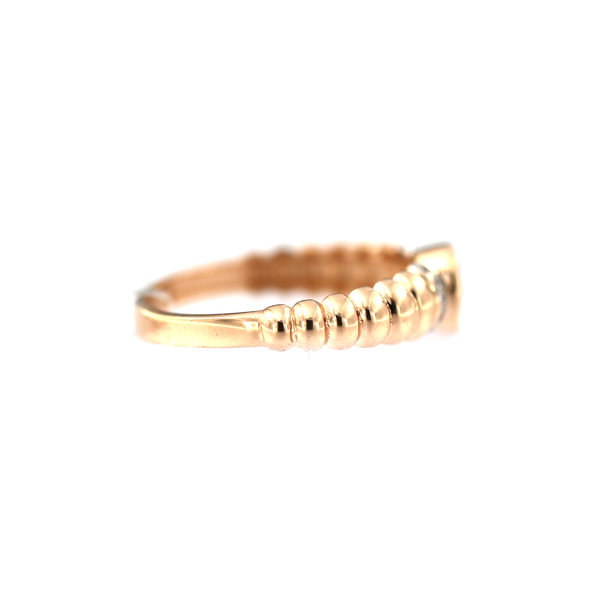 Rose gold engagement ring DRS02-06-02 15.5MM