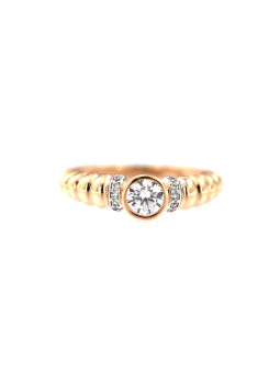 Rose gold engagement ring DRS02-06-02 15.5MM