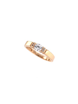 Rose gold engagement ring DRS02-06-06