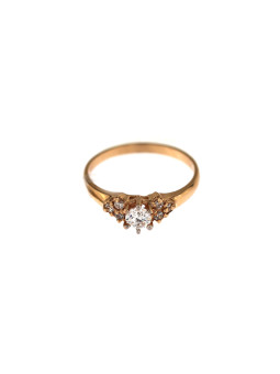 Rose gold engagement ring DRS02-07-01