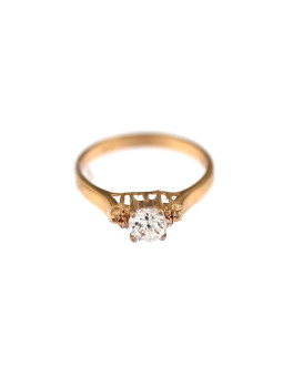 Rose gold engagement ring DRS02-07-02