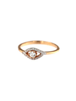 Rose gold engagement ring DRS02-09-01