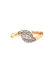 Rose gold zirconia ring DRS04-01-02 
