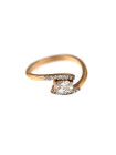 Rose gold zirconia ring DRS04-01-05 