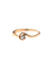 Rose gold engagement ring DRS04-02-01 