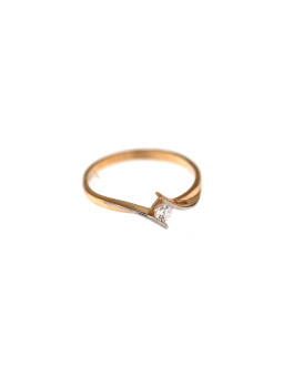 Rose gold engagement ring DRS04-02-10