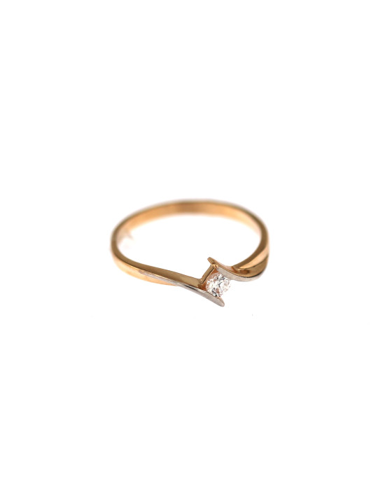 Rose gold engagement ring DRS04-02-10