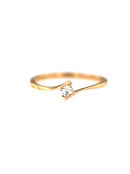 Rose gold engagement ring DRS04-02-12