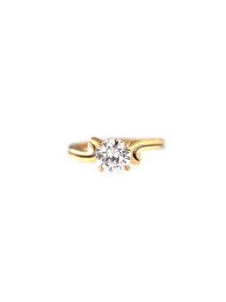 Rose gold engagement ring DRS04-02-16