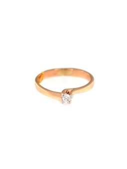 Rose gold engagement ring DRS04-02-22