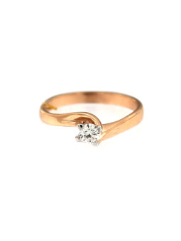 Rose gold engagement ring DRS04-02-24