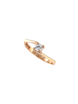 Rose gold engagement ring DRS04-02-29 18MM