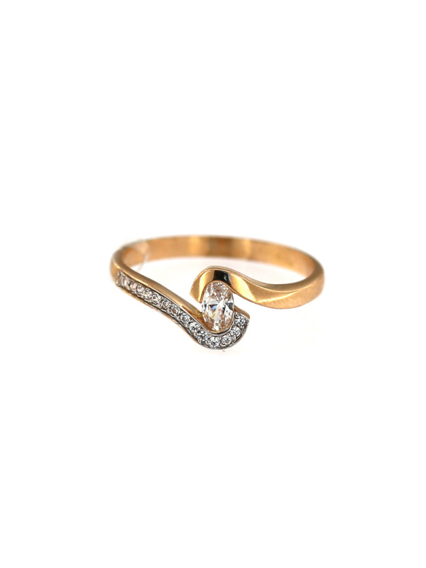 Rose gold engagement ring DRS04-04-03 16MM