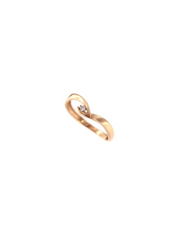 Rose gold engagement ring DRS04-06-01 16MM