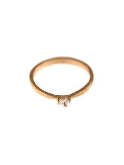 Rose gold engagement ring DRS01-01-02