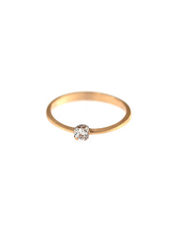Rose gold engagement ring DRS01-01-06