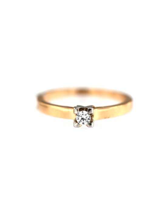 Rose gold engagement ring DRS01-01-10