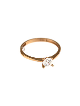 Rose gold engagement ring DRS01-01-11