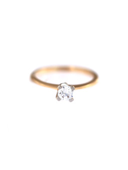 Rose gold engagement ring DRS01-01-13