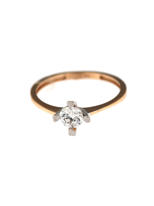 Rose gold engagement ring DRS01-01-17