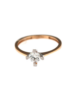 Rose gold engagement ring DRS01-01-17