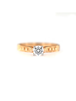 Rose gold engagement ring DRS01-01-29