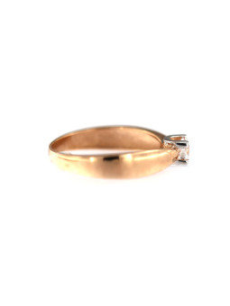 Rose gold zirconia engagement ring DRS01-01-30