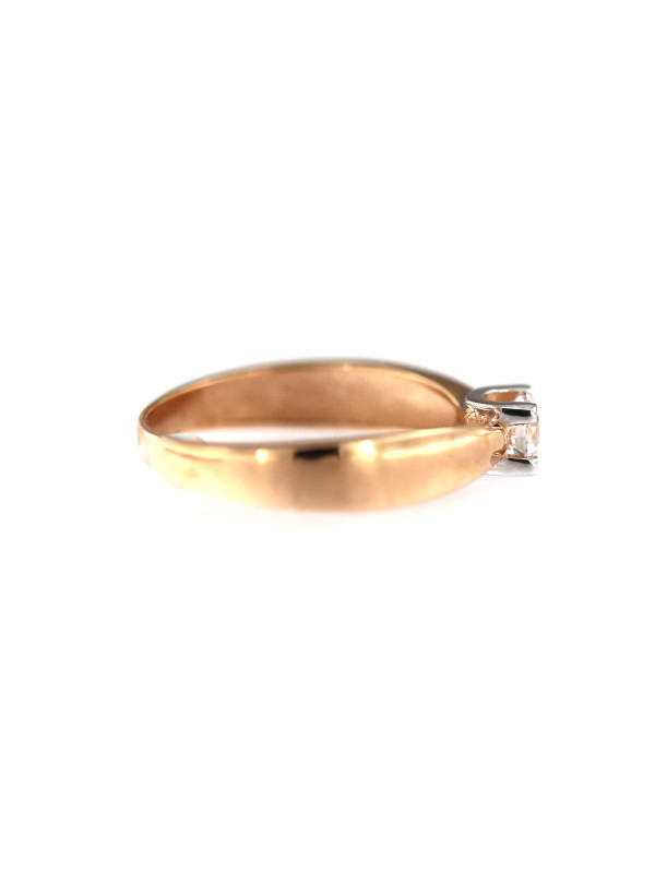 Auksinis sužadėtuvių žiedas su cirkoniu DRS01-01-30