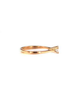 Auksinis sužadėtuvių žiedas su cirkoniu DRS01-01-32 15.5MM