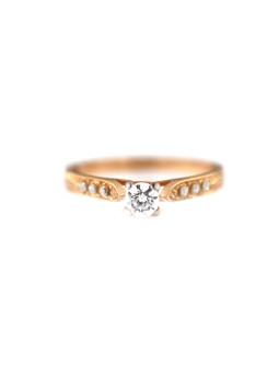 Rose gold engagement ring DRS01-01-33