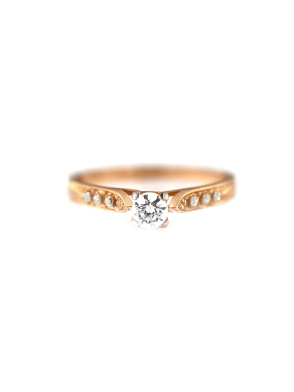 Rose gold engagement ring DRS01-01-33