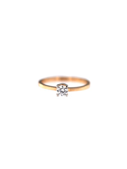 Rose gold engagement ring DRS01-01-39 17MM