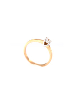 Auksinis sužadėtuvių žiedas DRS01-01-39 17MM