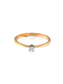 Rose gold engagement ring DRS01-01-41