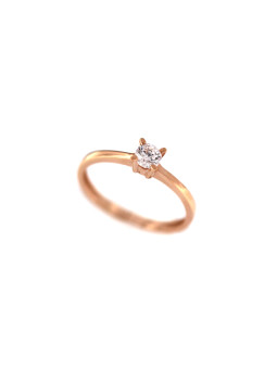 Rose gold engagement ring DRS01-01-48 16MM