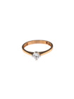 Rose gold engagement ring DRS01-01-49 16.5MM 