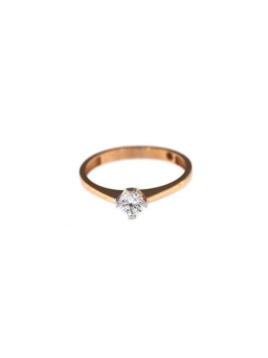 Rose gold engagement ring DRS01-01-49