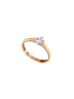 Rose gold engagement ring DRS01-01-49