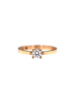 Rose gold engagement ring DRS01-01-54