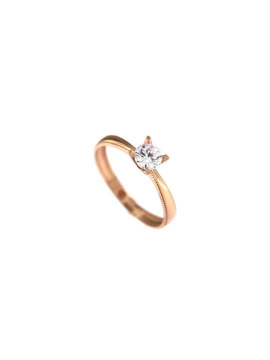 Rose gold engagement ring DRS01-01-57