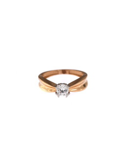 Rose gold engagement ring DRS01-01-58