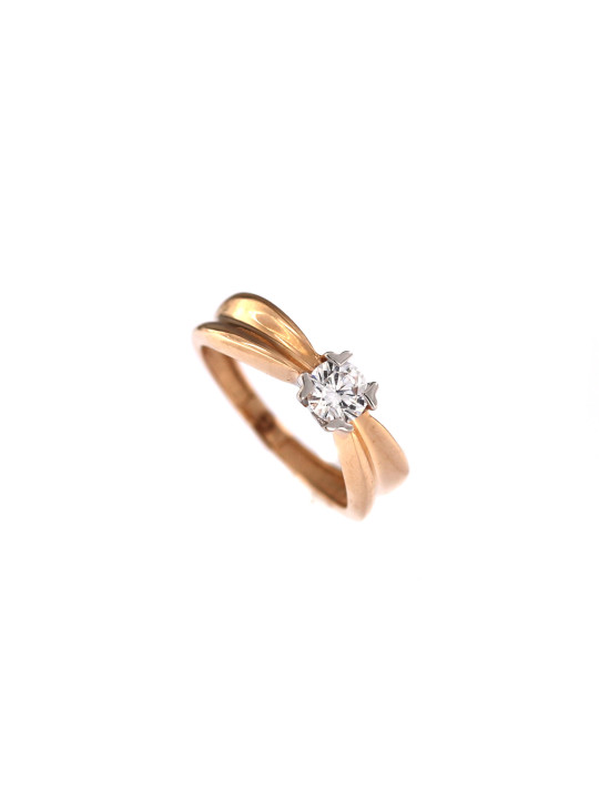 Rose gold engagement ring DRS01-01-58