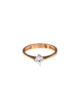 Rose gold engagement ring DRS01-01-62