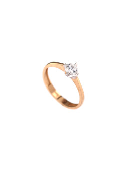 Rose gold engagement ring DRS01-01-62