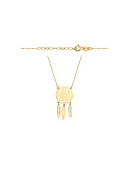 Yellow gold pendant necklace CPG09-06