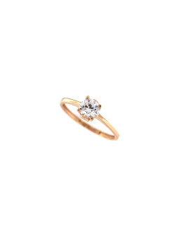 Rose gold engagement ring DRS01-01-65 16MM