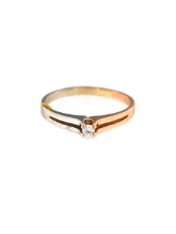 Rose gold engagement ring DRS01-02-08