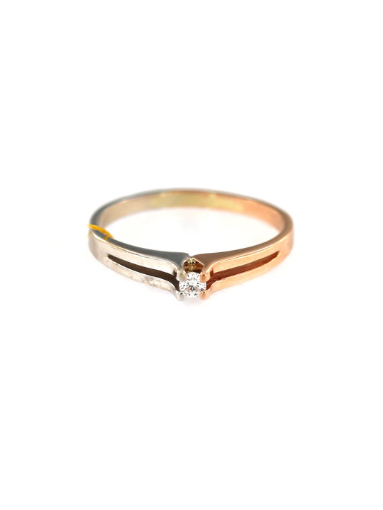 Rose gold engagement ring DRS01-02-08