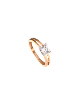 Rose gold engagement ring DRS01-02-09