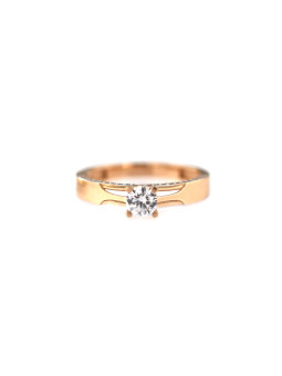 Rose gold engagement ring DRS01-03-02